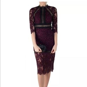 FLIRTY & CHIC! Alexis Marisa Lace Midi Dress